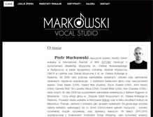 Tablet Screenshot of piotrmarkowski.com